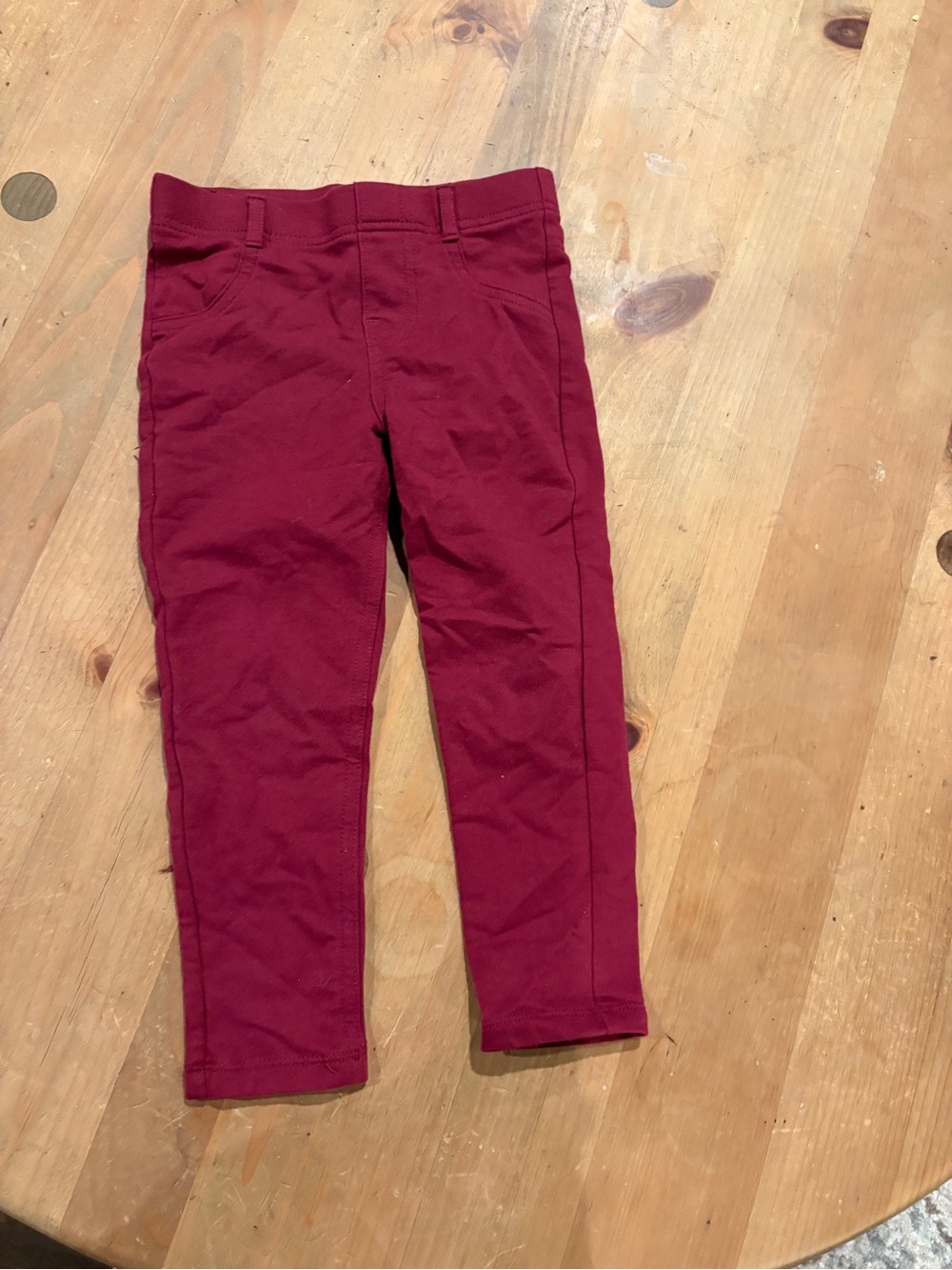 Garanimals Burgundy Girls Pull-On Leggings